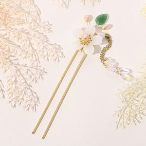 Épingle à cheveux rétro en forme de phénix pour femme, accessoire de coiffure chinois Hanfu, bijou de chignon en cristal doré, diadème vintage - Product Image 5
