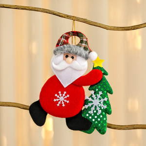Nouveau Pendentif en Tissu pour 2026, Décoration de Sapin de Noël, Figurine en Velours à Serrer le Sapin - Product Image 6