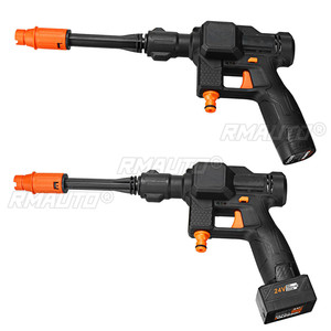 เครื่องฉีดน้ำแรงดันสูงไร้สาย 800W แบตเตอรี่ลิเธียมแบบชาร์จได้ พกพาสะดวก พร้อมหัวฉีดน้ำและเครื่องทำโฟม 24V/16.8V - Product Image 4