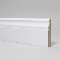 Plinthe en MDF HMR verte résistante à l'humidité, surface à grain de bois facile à découper, taille personnalisée pour murs humides
