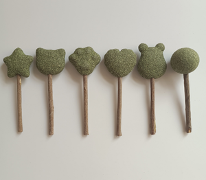 Planta Natural para limpieza de dientes de gato, palitos para masticar, hierba gatera, piruleta, juguete para gato - Product Image 2