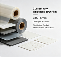 Film protecteur TPU OEM d'usine auto-réparant, anti-rayures, transparent et flexible pour appareils électroniques, protection de surface automobile, conforme RoHS REACH