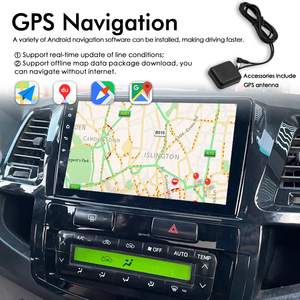 8 + 128GB AI Voice Car Radio para Toyota Fortuner AN50 AN60 HILUX Revo <span class=keywords><strong>Vigo</strong></span> 2008 2014 <span class=keywords><strong>Autoradio</strong></span> GPS Video CarPlay Player Android 13 - Product Image 5