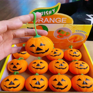 Juguete de apretar de calabaza fantasma de Halloween Botu, recuerdos para fiestas de Halloween, juguetes antiestrés, regalos de cumpleaños - Product Image 1