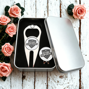 Set de Regalo de Golf al por Mayor para Fabricantes: Abrebotellas, Herramienta para Divots, Marcadores de Pelota y Fichas de Póker de Metal con Logotipo Personalizado - Product Image 3