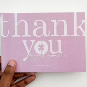 Tarjeta postal <span class=keywords><strong>de</strong></span> felicitación personalizada con logotipo, láser, con cubierta rígida y encuadernación perfecta para pequeños negocios, ideal para agradecimiento en línea. ¡Gran oferta! - Product Image 4