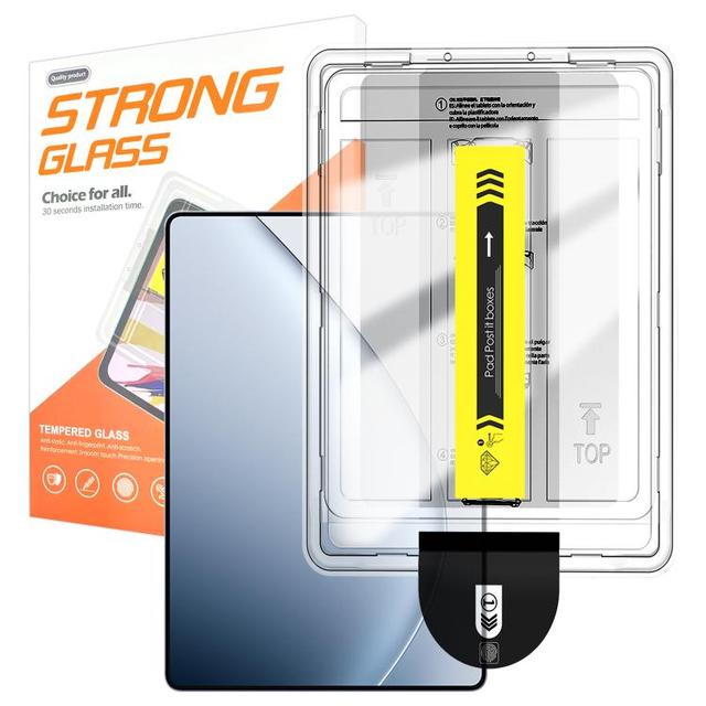 Wholesale for Xiaomi Pad 7 Ultra Easy Install Box Dust-Free HD Curved Edge Anti-Fingerprint Tempered Glass Tablet Film