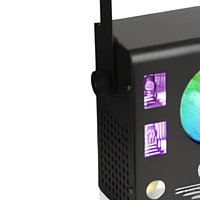 Lumière de scène kaléidoscope 4-en-1, boîtier en fer, lampe disco DJ, télécommande DMX512, effet d'éclairage laser 50W
