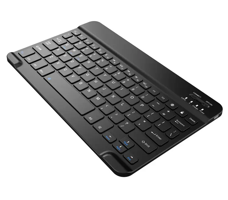 Keyboard Nirkabel Ramping Mini Universal, untuk Ipad 10 Inci BT