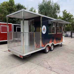 Remorque de nourriture mobile pour barbecue entièrement équipée avec porche, remorque de camion de nourriture pour barbecue à vendre, remorque de nourriture approuvée par le DOT des États-Unis - Product Image 4