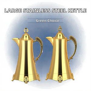 Direct Factory Supply Modern Large Capacity Stainless Steel <b>Tea</b> <b>Kettle</b> with Lid Eco-Friendly & Dishwasher Safe Metal Handle - Product Image 2