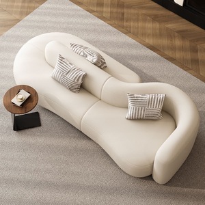 Divano Lounge a Forma di <span class=keywords><strong>S</strong></span> in Vendita, Moderno e Creativo, Stile Italiano, Ovale a Due Posti per Hall di Hotel e Soggiorno - Product Image 1