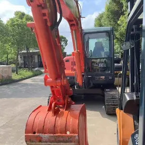 Mini ikinci el DOOSAN DX60 ekskavatör 6ton kullanılan EPA/CE ile paletli ekskavatör satılık mühendislik inşaat makineleri