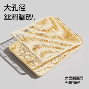 <b>Cat</b> <b>Litter</b> Mat Double Layer 35x44x8cm PP Material Anti Spill For Adult <b>Cat</b> Open <b>Litter</b> Box - Product Image 4