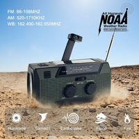 Radio de Emergencia para Camping, Supervivencia al Aire Libre, Ayuda en Casos de Desastre, Batería de 5000mAh, AM FM WB NOAA, Alerta Meteorológica, Alarma SOS