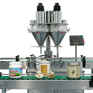 Riempitrice Automatica a 2 Teste per Polveri Alimentari - Polvere di Peperoncino/Condimento in Bottiglia - Product Image 2