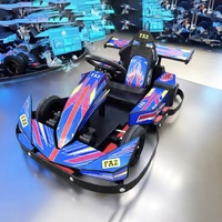 Karting électrique professionnel pour adolescents, grand karting commercial à transmission par arbre, fabriqué en métal et plastique durables