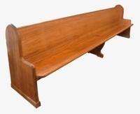 CH-B062, Banc de Chaire d'Église en Bois Robuste K.D, Meubles d'Église Personnalisés