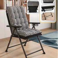 Fauteuil de salon pliable Hangrui, design moderne, écologique, gain de place, avec coussin souple en tube fin, personnalisable pour terrasse