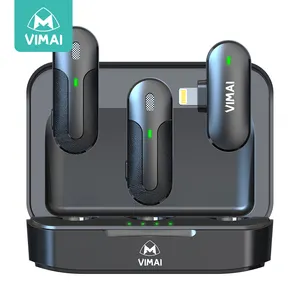 VIMAI V8 M8 M9 OEM Hot Selling Professional Mini Mic Lavalier Microphone Wireless Recording Mini Dynamic Microphone