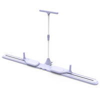 Appareil de fitness à roulettes en ABS durable à retour automatique pour studio de Pilates et usage domestique, machine de ski séparée pour amincissement des jambes et gainage du bassin, emballé