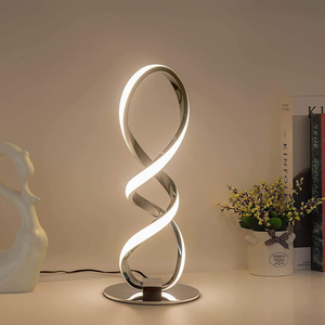Lámpara de Mesa Decorativa Creativa PM Cross Border Popular de Aluminio con Doble Espiral, 3 Colores, Regulación Infinita, Lámpara <span class=keywords><strong>LED</strong></span> de Barra - Product Image 1