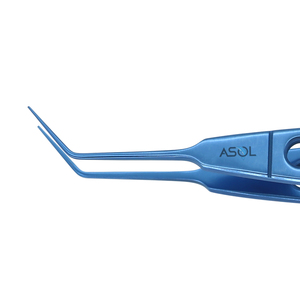 Instrumen Titanium bedah mata mikro pinset Tc Tang lensa kelman-mcpherson - Product Image 3