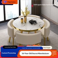 Table basse de style café de haute qualité, style nordique, pour la maison, table ronde de négociation
