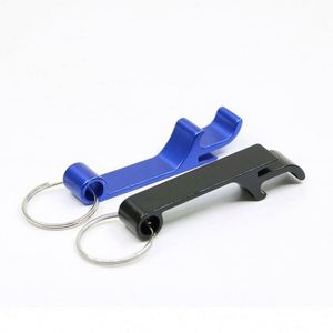 Porte-clés décapsuleur en acier inoxydable avec logo personnalisé - Ouvre-boîte polyvalent - Mousqueton compact et durable imprimé en typographie aux couleurs vives - Product Image 4