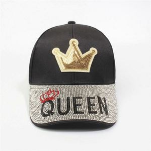 หมวกเบสบอลแฟชั่นขายส่ง ประดับเพชร ปรับขนาดได้ กันแดด หมวกปักคริสตัลรูปกากบาท หมวกยีนส์ หมวกคาวบอย หมวกกีฬา - Product Image 5