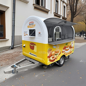 Remolques de Comida para Hamburguesas, Remolque Móvil de Bebidas con Cocina Totalmente Equipada, Carrito de Venta de Hot Dogs - Product Image 6