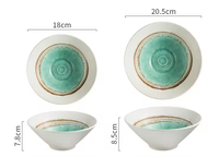 Bol ramen japonais créatif bol en céramique pour soupe de nouilles domestiques