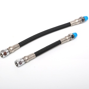 <b>Diving</b> second stage <b>regulator</b> low-pressure hose / BCD inflator hose / high-pressure hose — braided nylon. - Product Image 4