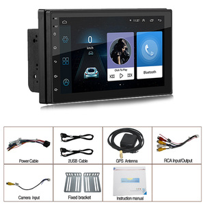 DDP 7 "1024*600 écran HD <span class=keywords><strong>2</strong></span> <span class=keywords><strong>Din</strong></span> Android lecteur DVD de voiture universel Double <span class=keywords><strong>Din</strong></span> <span class=keywords><strong>autoradio</strong></span> GPS MP3 conçu <span class=keywords><strong>Installation</strong></span> de tableau de bord - Product Image 6