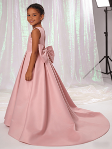 <span class=keywords><strong>Vestido</strong></span> de satén sin mangas con cola <span class=keywords><strong>para</strong></span> niñas, ideal <span class=keywords><strong>para</strong></span> fiestas de cumpleaños, bodas, o como <span class=keywords><strong>vestido</strong></span> de princesa <span class=keywords><strong>para</strong></span> damitas de honor. - Product Image 3