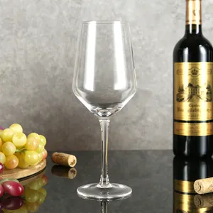 Bicchieri da vino in cristallo senza piombo personalizzati set di 6 bicchieri da vino Bordeaux bicchiere da vino bianco Bordeaux con pacchetto personalizzato