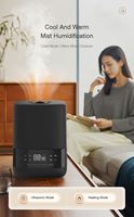 RUNAL Ce Rohs Arrêt automatique de l'application de contrôle Diffuseur d'arômes aromatiques élégant Humidificateur d'air à ultrasons avec rétro-éclairage