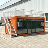 Maison conteneur modulaire préfabriquée économique à assemblage rapide, conception mobile pour villas, hôtels, dortoirs, bureaux |   Contemporain