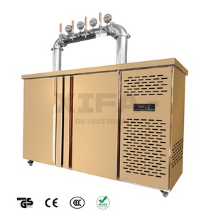 Dispensador de Cerveza Kegerator de Doble Grifo de Acero Inoxidable con Certificación CE para Uso Comercial en Bares y Hoteles - Product Image 4
