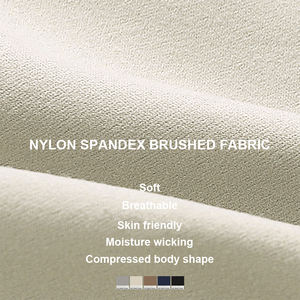 CNSHELLカスタムロゴナイロンブラッシュドタイトビューティフルバックベーシック圧縮ヨガワークアウトジムフィットネススポーツチューブトップ - Product Image 2