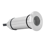 Lampe LED sous-marine miniature RGBW dimmable en acier inoxydable étanche IP68 12V 1W 3W pour piscine