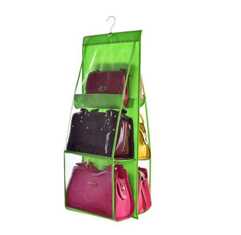 Multifunction Household Foldable Hanging Handbag Bag Display Storage Bag