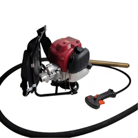 Vibrateur à béton à dos thermique de qualité industrielle, compacteur de ciment