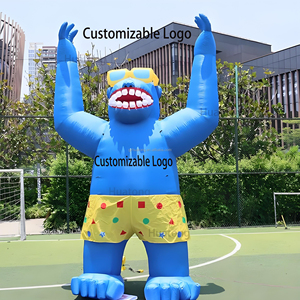 Gorille gonflable <span class=keywords><strong>géant</strong></span> personnalisable en PVC, ballon publicitaire gonflable, modè<span class=keywords><strong>le</strong></span> d'animal de dessin animé gonflable pour la décoration - Product Image 2