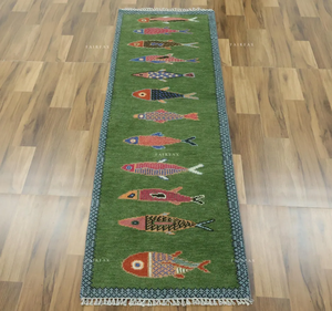 พรมพิมพ์ลายเปอร์เซียหลากสี พรมทอสีพื้น ชุดพรมปูพื้นห้องนั่งเล่น ขนาดสั่งทำได้ - Product Image 2