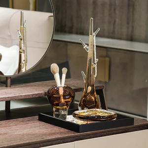 Set Organizzatore da Scrivania in Vetro Soffiato <span class=keywords><strong>a</strong></span> Mano, Stile Europeo di Lusso, Artigianato Decorativo di Alta Gamma - Product Image 6
