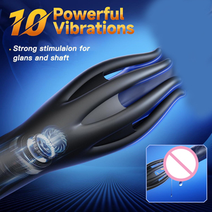 Vibrateur à 10 fréquences pour hommes, bâton de <span class=keywords><strong>massage</strong></span> langue-vibromasseur, jouets pour adultes, vente en gros, Airplane Cup étanche - Product Image 4