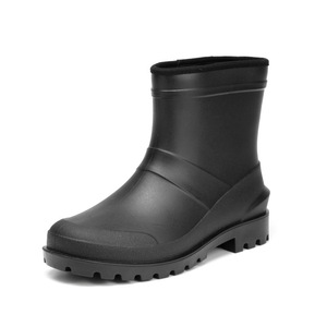 Adults High Quality Waterproof PVC Rubber Lining Steel Toe CE Certified Safety <strong>Wellington</strong> Rain <strong>Boots</strong> Summer Rain Shoes Unisex - Product Image 4
