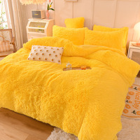 Ensemble de literie quatre pièces pour usage domestique en tissu polyester peluche doux et respirant 400TC, toutes saisons, design personnalisé en usine, confortable et durable
