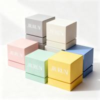 Boîtes d'emballage pour bougies avec logo personnalisé, insert en mousse de velours, boîte cadeau, carton rigide, emballage pour bougies